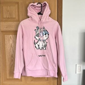 Pink Teddy Fresh x Rick and Morty Hooded Sweatshirt